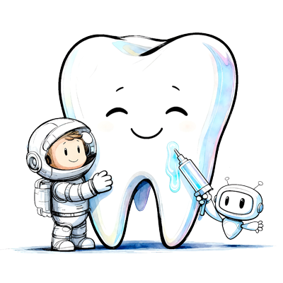 Versiegelung von Fissuren